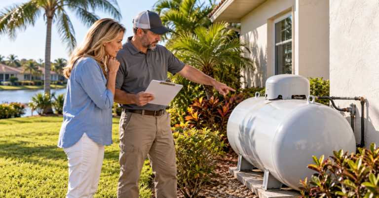 Florida homes with leased propane tanks